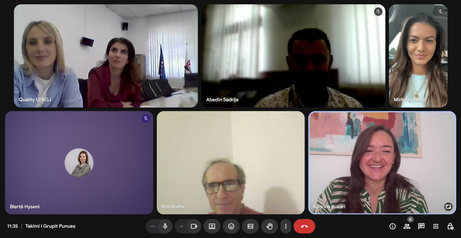 Meeting of the Working Group for the Review of the Regulation on Quality Assurance and Evaluation at UFAGJ